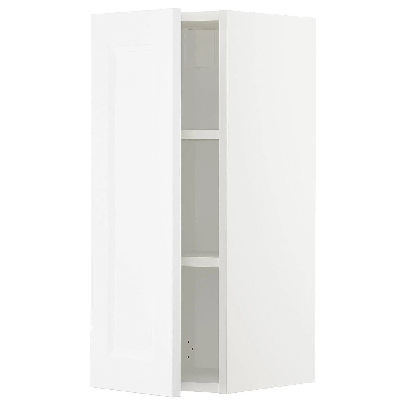 IKEA - SEKTION Wall Cabinet, white/Axstad Matt White, 12x15x30