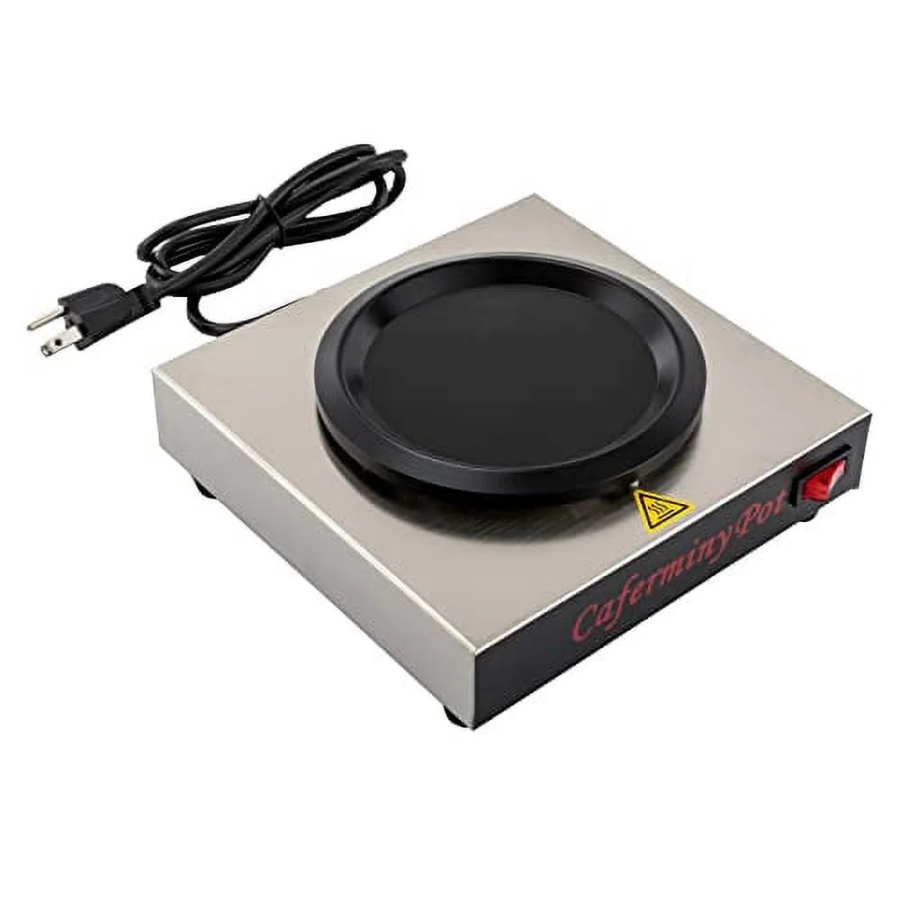 OUKANING 110V Commercial Coffee Warmer Hot Plate Milk Cup Heater Pad Heating Plate for Cups Made of Glass Metal Ceramic