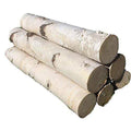 White Birch Log Set for Fireplace - Megean
