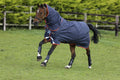 Amigo Bravo 12 Plus Disc Closure Turnout 100g - Navy/Gold/Red