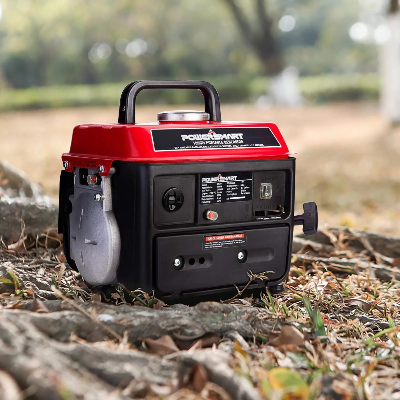 PowerSmart 1200W Portable Inverter Generator, Gas Powered W742