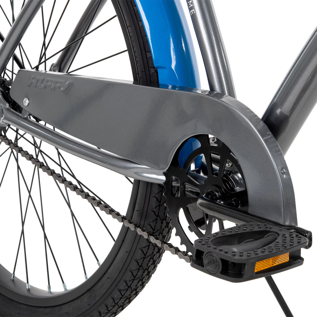 Huffy Carlisle 26-In. Cruiser Bicycle for Men, Gray and Blue R789
