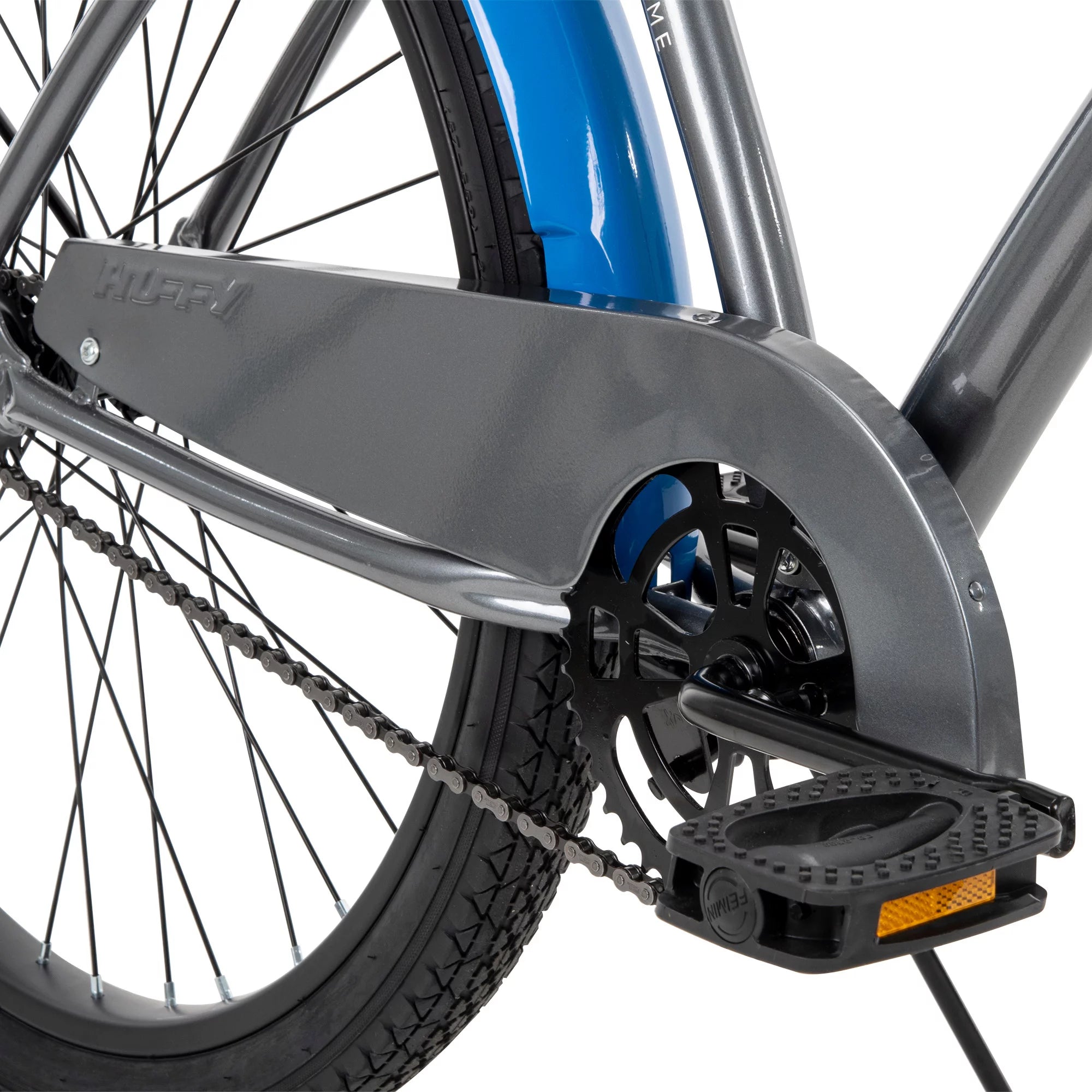 Huffy Carlisle 26-In. Cruiser Bicycle for Men, Gray and Blue R789