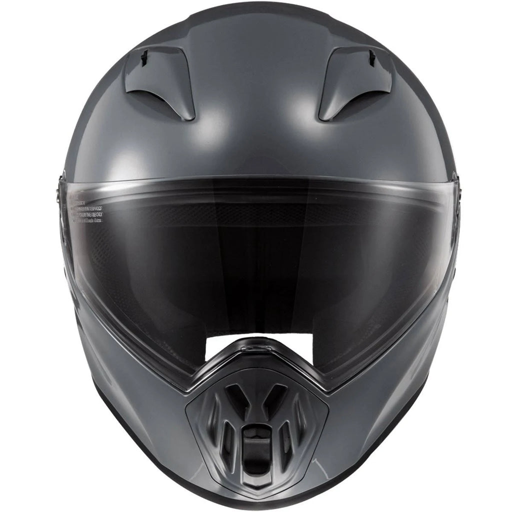 LS2 Street Fighter Brushed Alloy Helmet N60587
