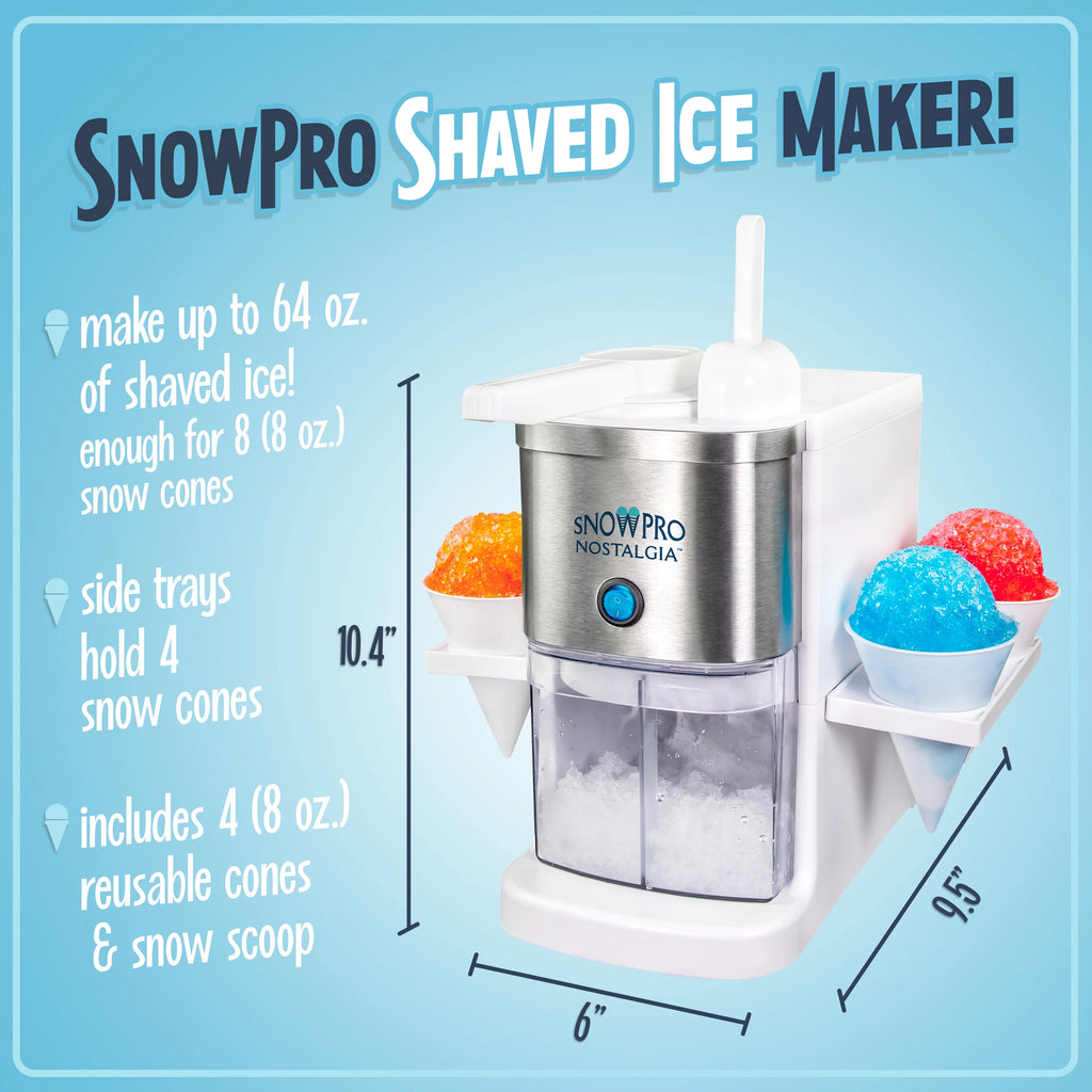 Nostalgia SnowPro Shaved Ice & Snow Cone Maker S54218