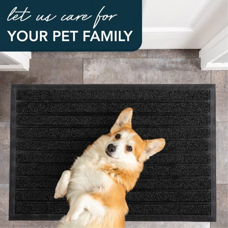 ubdyo Extra Durable Door Mat Non-Slip Outdoor Entrance 30" x 17" Bright Brown W5648