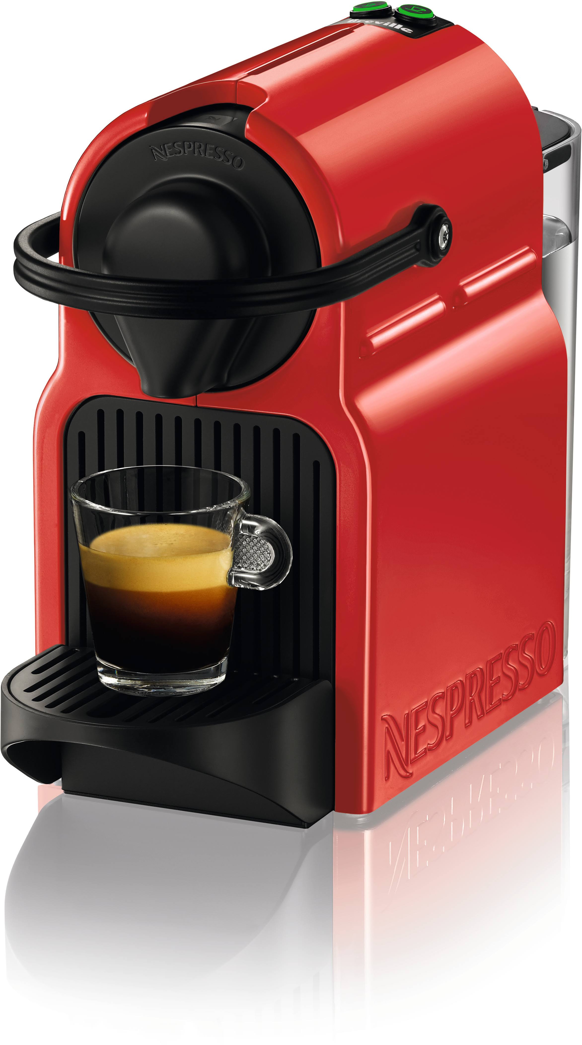 Breville BEC120RED1AUC1 Nespresso Inissia Espresso Machine, Red - Megean