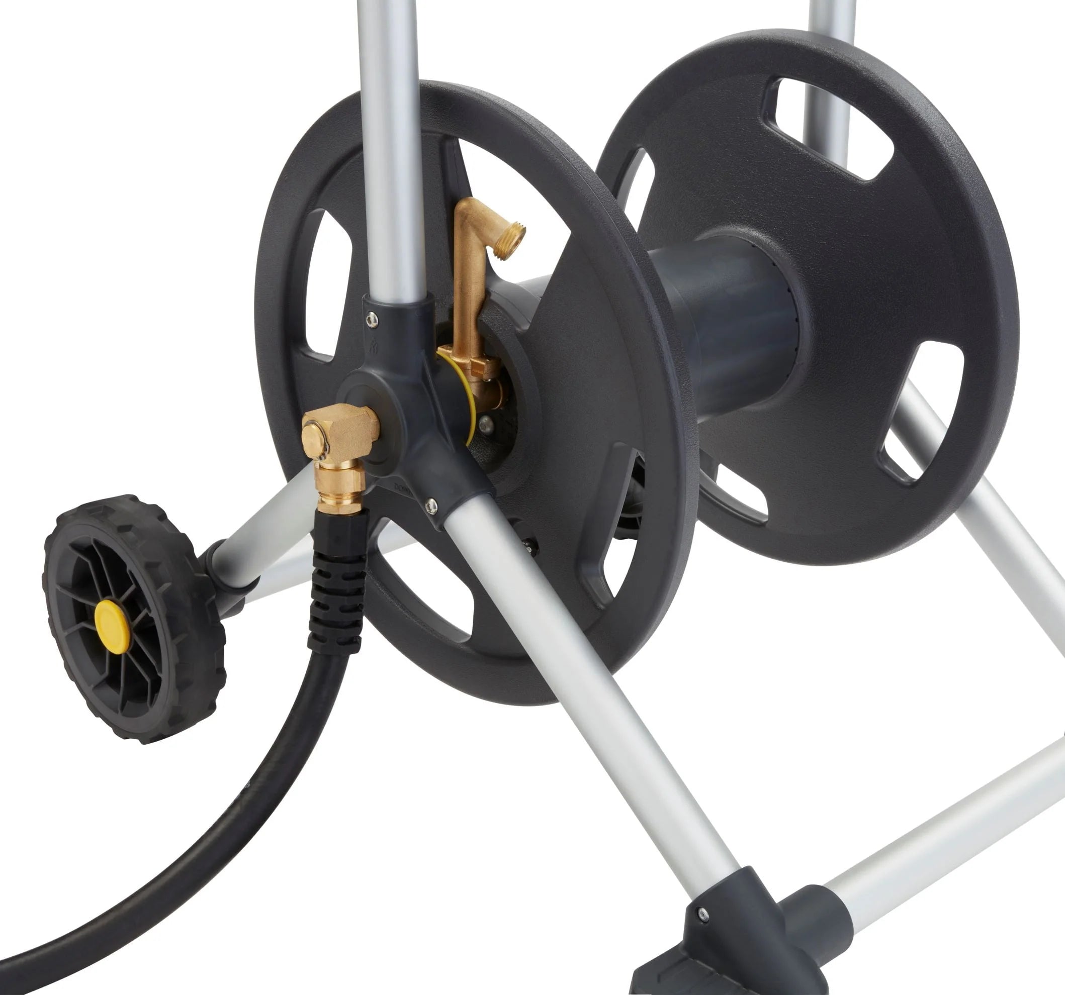 Gorilla 150 ft. Aluminum Zero-Rust Upright Hose Reel E14305