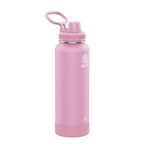 Takeya Actives Water Bottle with Spout Lid, 18 oz, Midnight Blue W579