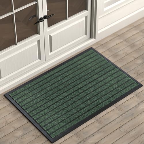 ubdyo Extra Durable Door Mat Non-Slip Outdoor Entrance 30" x 17" Bright Brown W5648