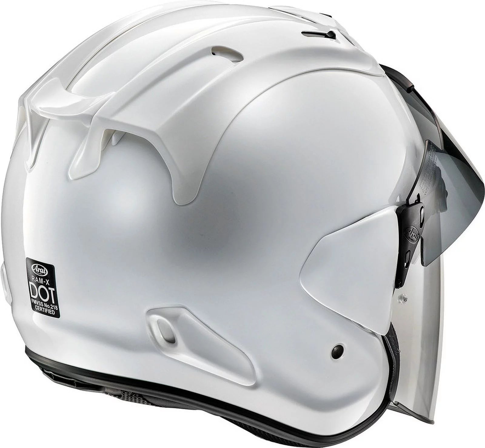 Arai Ram-X Solid Open Face Motorcycle Helmet Diamond White XS S945