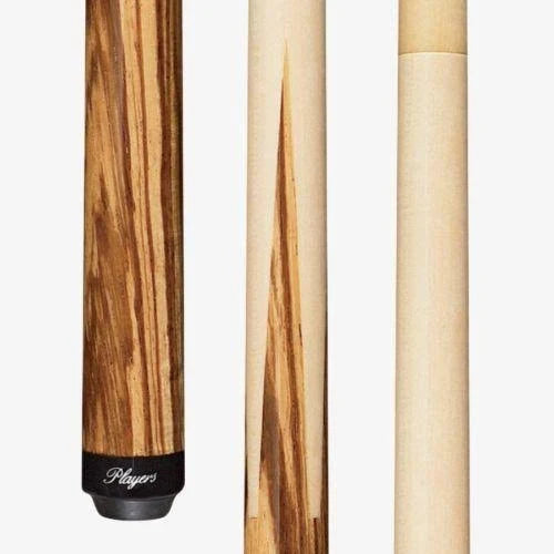 Players Exotics E-5100 Zebrawood Birds-Eye Maple Sneaky Pete Cue Z71789