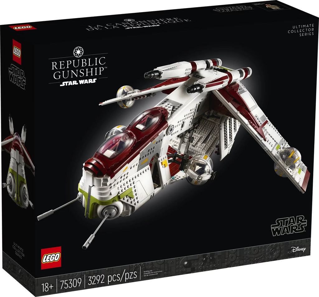 LEGO Star Wars Republic Gunship 75309 UCS Display Model Kit for Adults C981