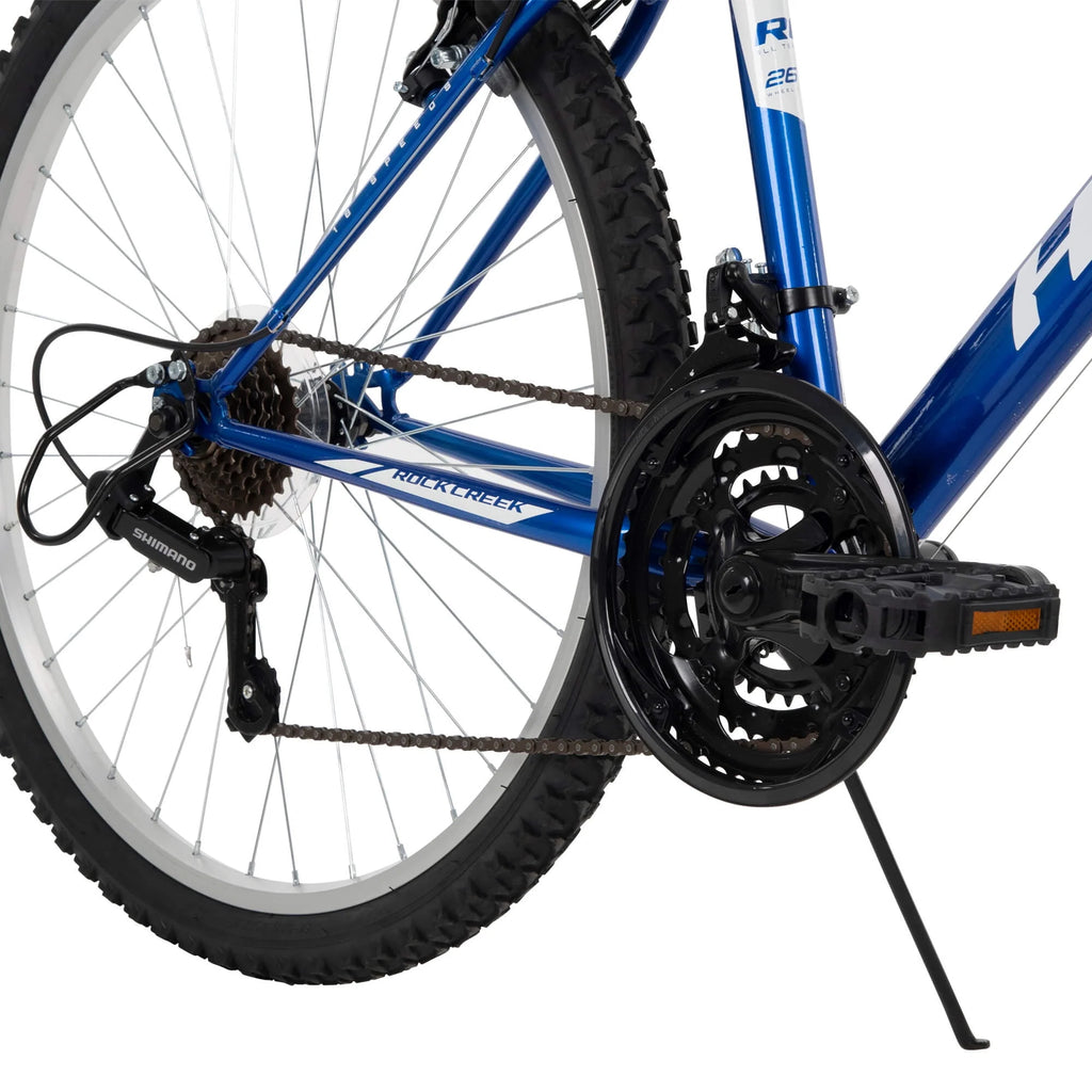 Huffy 26-inch Rock Creek Men's Mountain Bike, Blue K583