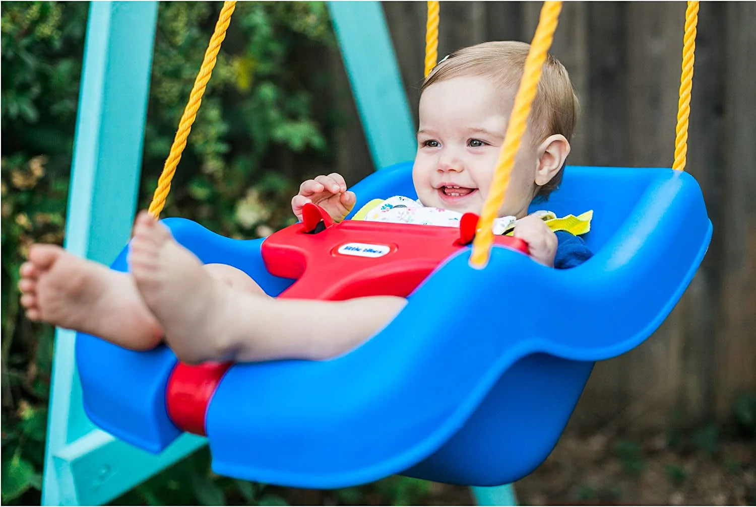 Little Tikes 2-in-1 Snug and Secure Swing, Blue Z795228