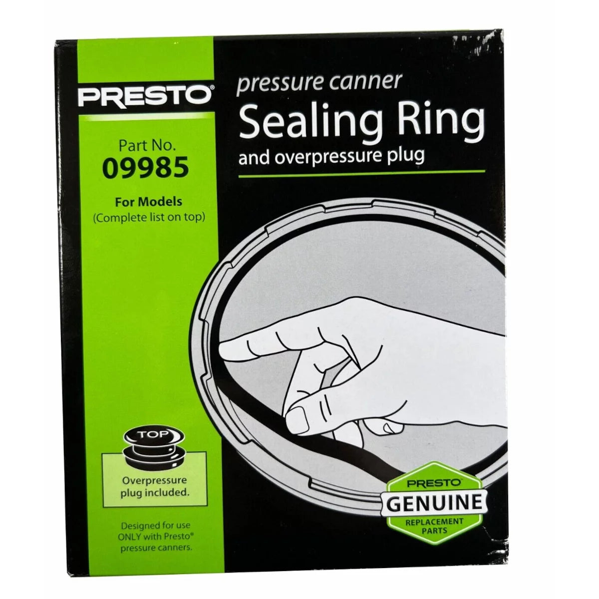 Presto 09985 9985 Pressure Cooker Canner Gasket Sealing Ring V23188