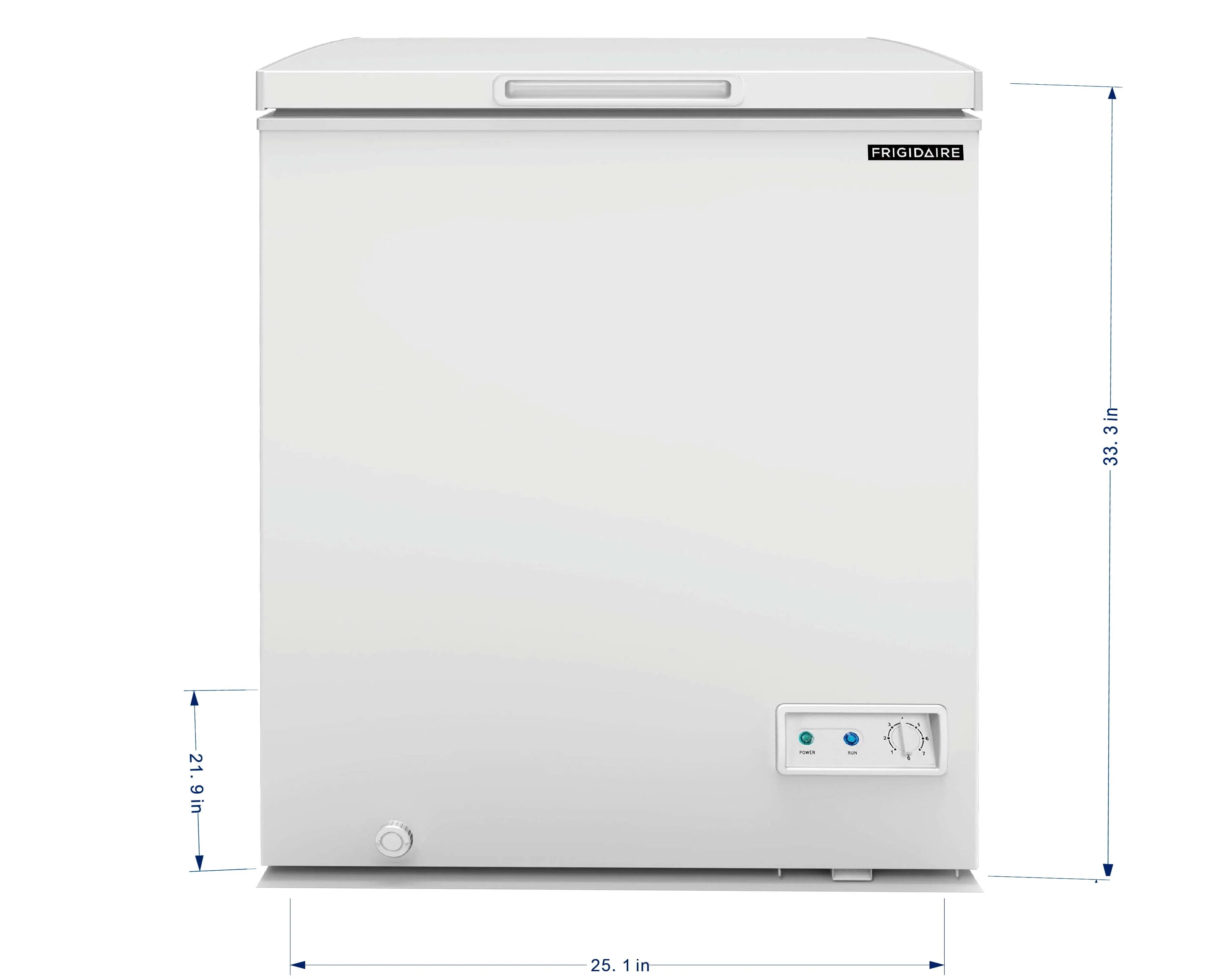 Frigidaire 5.0 Cu. ft. Chest Freezer, Garage Ready, White Z33917