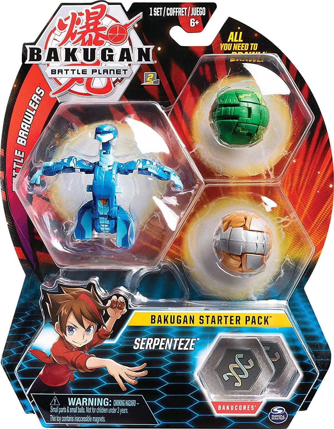 Bakugan - Starter 3 Pack - Mix 2 Toys/Spielzeug - Megean