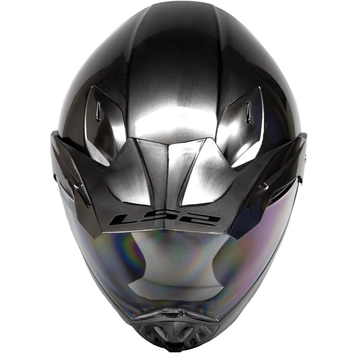 LS2 Street Fighter Brushed Alloy Helmet N60587
