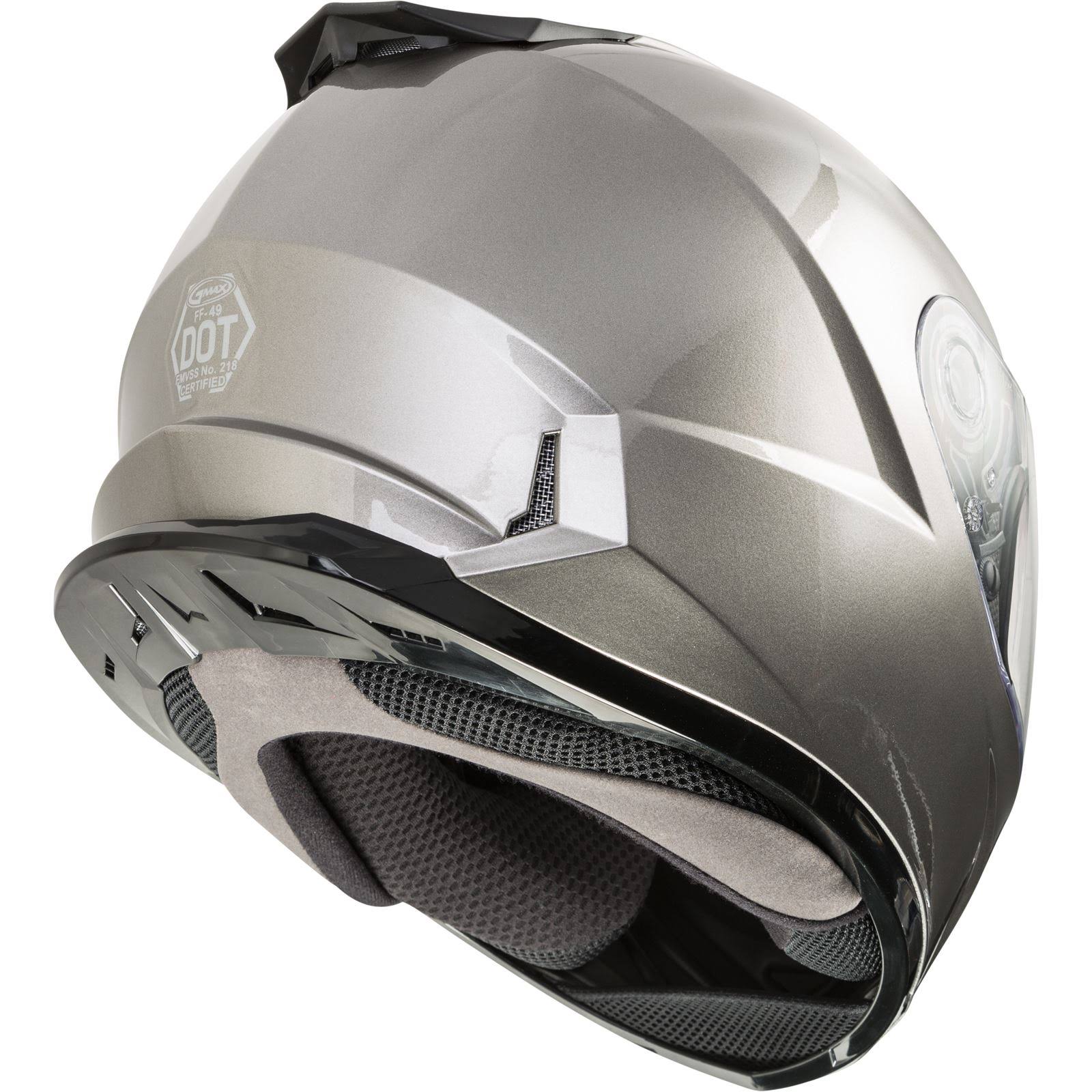GMAX FF-49 Full-Face Helmet Titanium XS X41526
