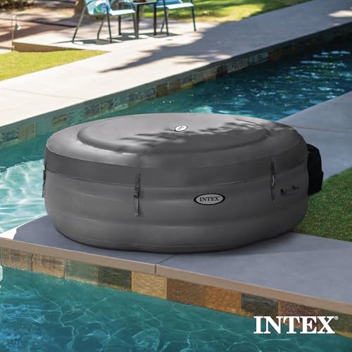 INTEX SimpleSpa Inflatable Hot Tub, 6 Person Jet Massage Spa with Pump and Cover S2086