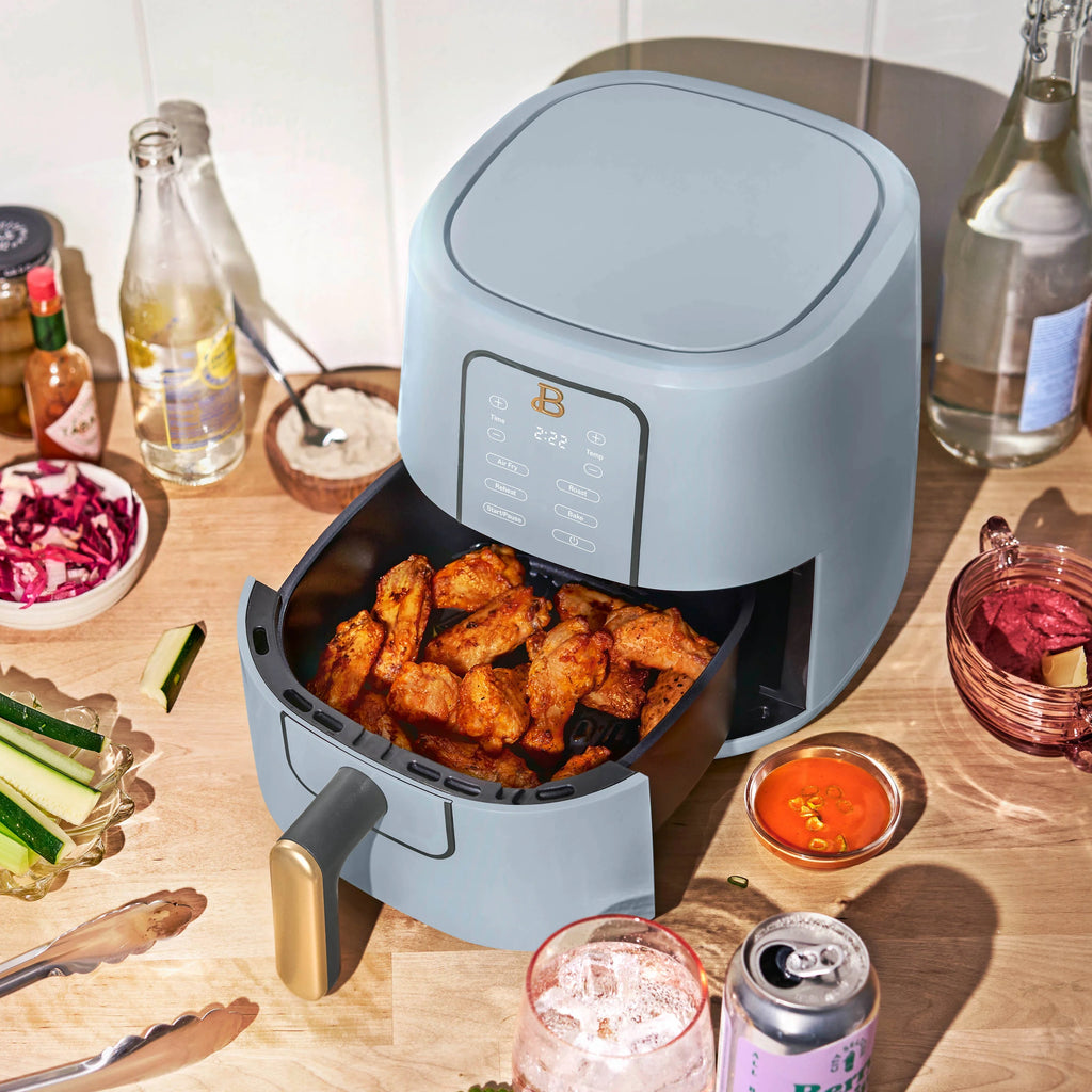 Beautiful 3 Qt Air Fryer with TurboCrisp Technology, White Icing by Drew Barrymore Q37808