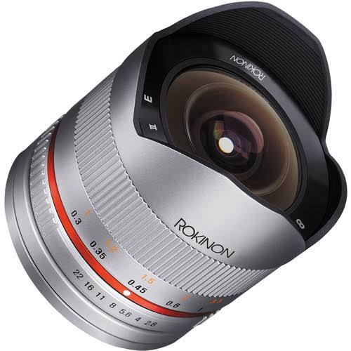 Rokinon 8mm f/2.8 UMC Fisheye Lens for Fujifilm X Mount, Silver G820