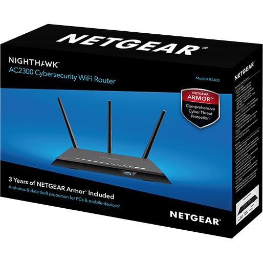 Netgear Nighthawk RS400 Wireless Router - Dual Band Gigabit U1750