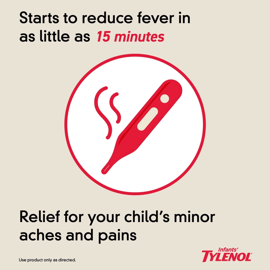 Infants' Tylenol Acetaminophen Dye-Free Cherry, 1 fl. oz H1013