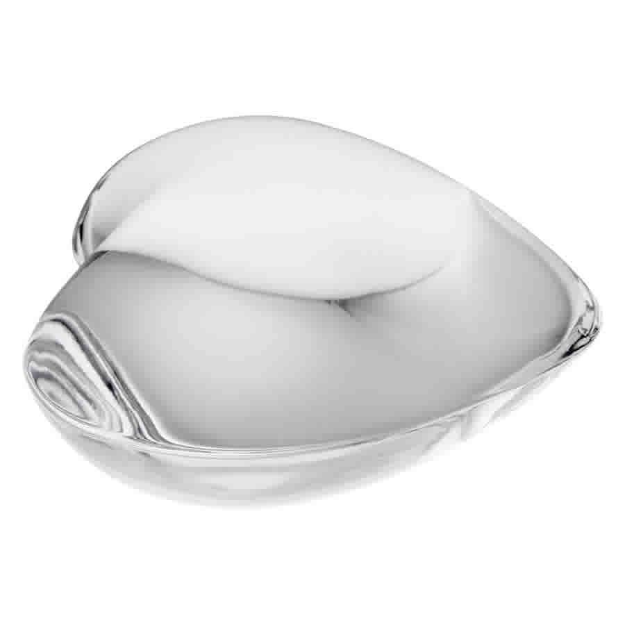Baccarat Puffed Heart Clear V919