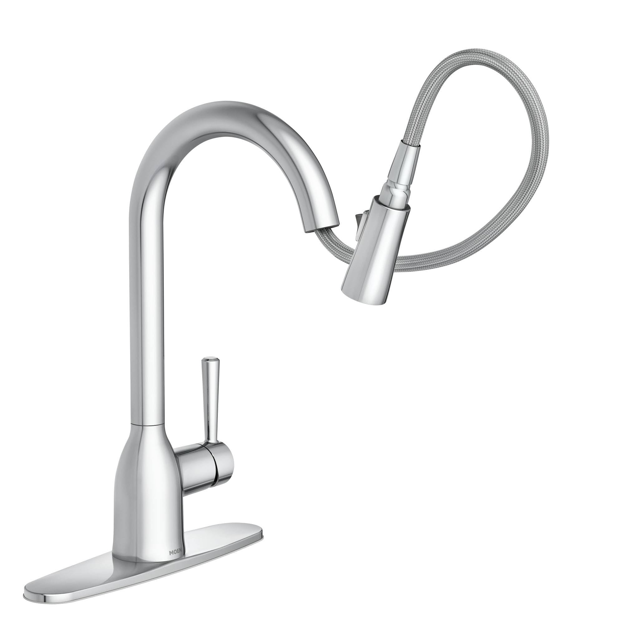Moen Adler Pull Down Kitchen Faucet, Spot Resist Stainless S599068