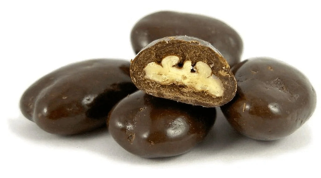 Dark Chocolate Covered Pecans 25 lbs V19434
