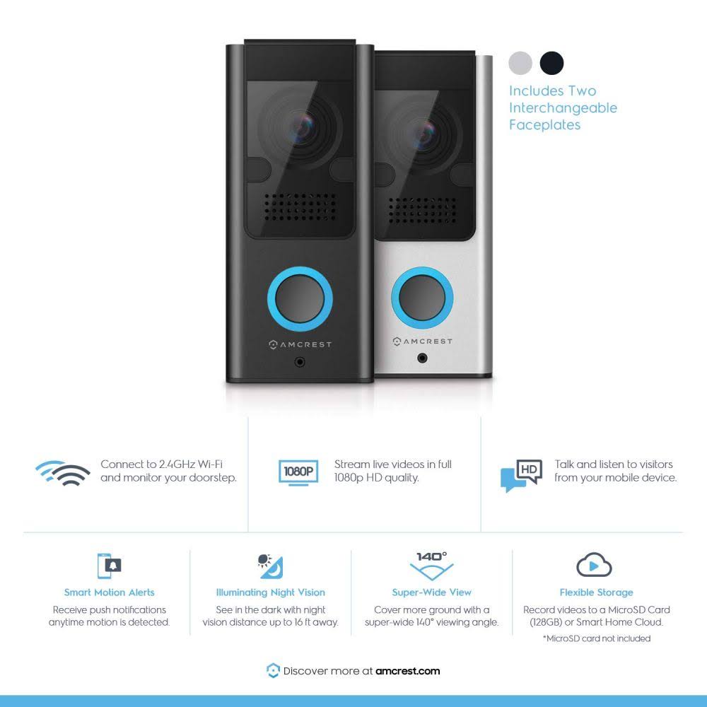 Amcrest AD110 SmartHome Video Doorbell Camera K26173