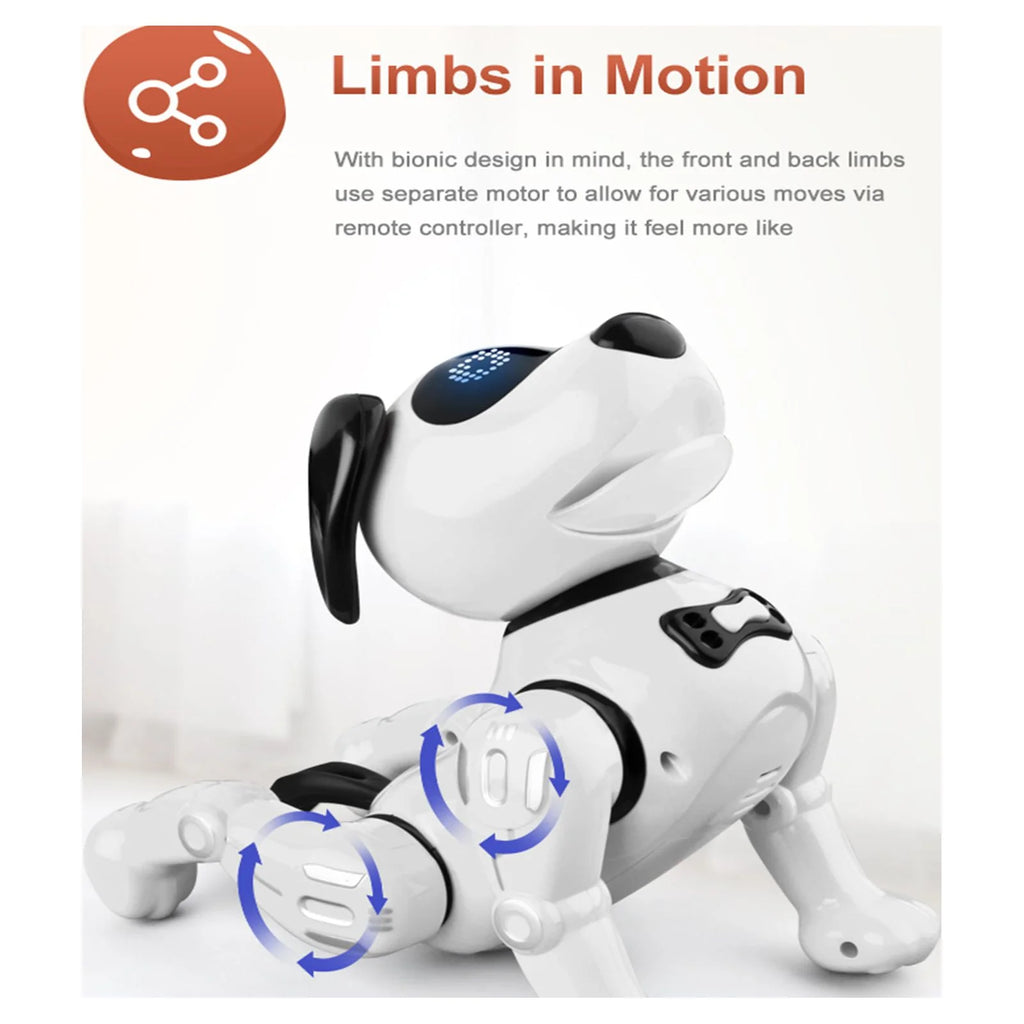 JJRC R19 Remote Control Robot Dog Toy Programmable RC Stunt Puppy X5053