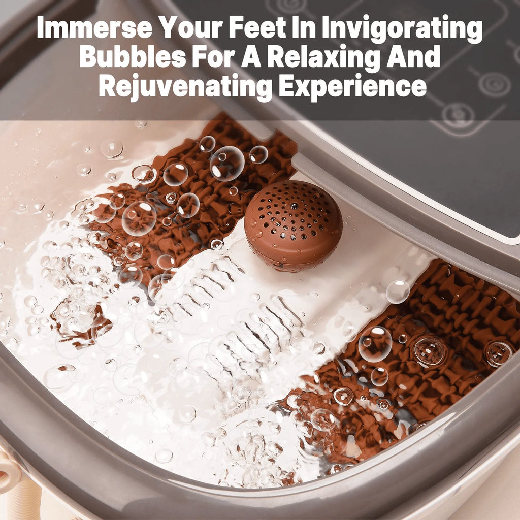 RENPHO Foot Spa Bath Massager with Heat Bubbles and Jets A1998