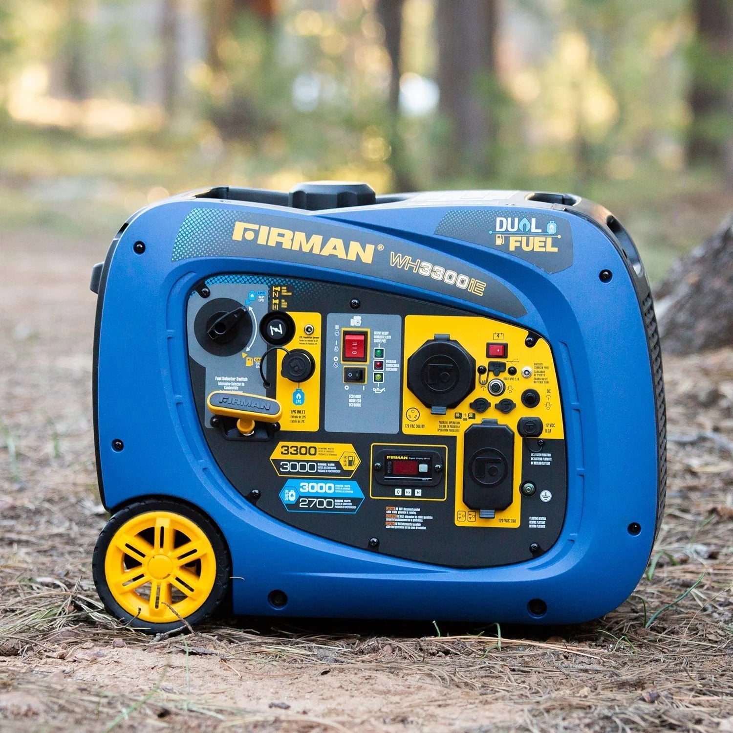 Firman WH03042 Portable 3300W Propane/3650W Gas Generator G89688