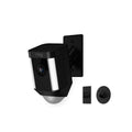 Ring - Spotlight Indoor/Outdoo Wi-Fi Wireless Security Camera - 1080p - Black