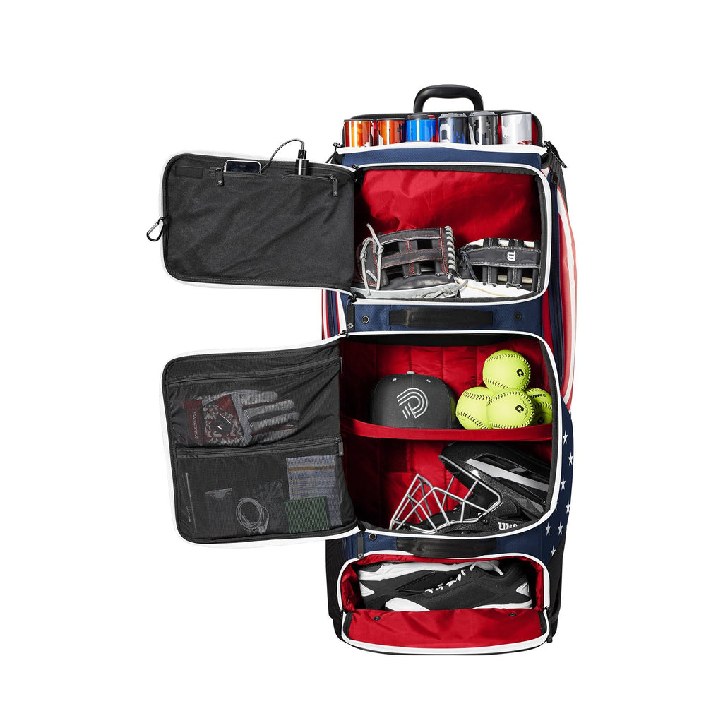 DeMarini Special Ops Spectre Wheeled Bag - USA K3025