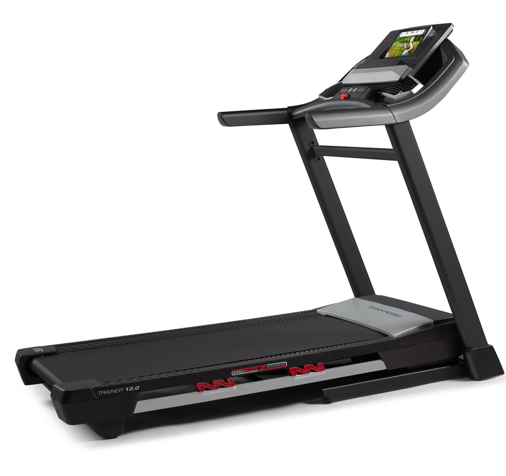 ProForm Trainer 12.0 Folding Treadmill with 10” HD Touchscreen and 30-Day iFIT Membership for Studio Classes & Global Workouts