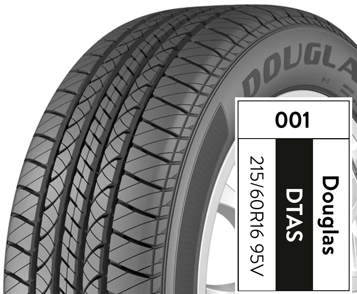 Douglas Touring A/S 215/60R16 95V All-Season Tire N89869