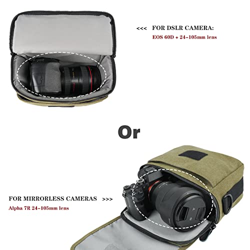 Besnfoto Camera Bag Small DSLR Shoulder Bag Waterproof Crossbody W879210