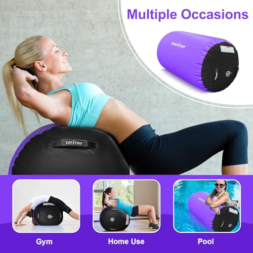 VOFiTNY Inflatable Gymnastics Air Track Tumbling Mat with Pump L674