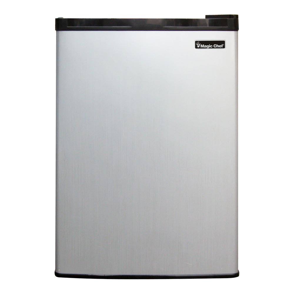 Magic Chef HMBR265SE1 2.6 Cu. ft. Mini Refrigerator Stainless Look