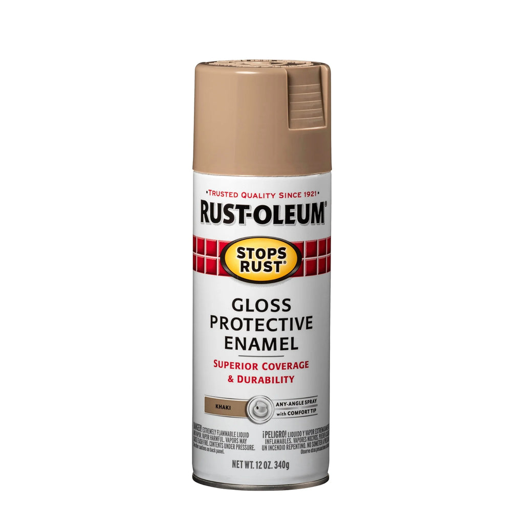 Rust-Oleum Stops Rust Satin Protective Enamel Spray Paint 285092, 12 oz Y531
