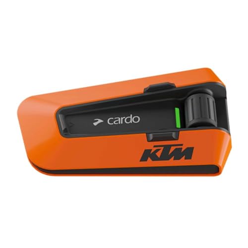 Cardo PACKTALK Edge Motorcycle Bluetooth Headset Intercom - Single Pack, Black P84142
