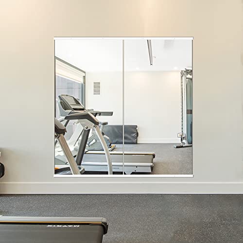 Delma Wall Full Length Mirror with Aluminium Frame, 56x15, Black Z730