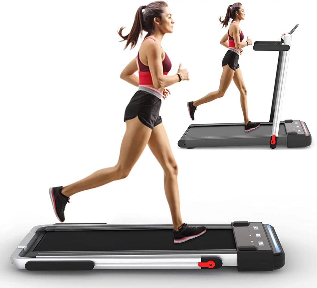 Under Desk Treadmill 2 in 1 Folding Portable Walking Electric with Remote Control S2694