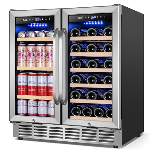 Electric Humidor Cabinet 35L with Digital LED Screen and Humidity Control C6096