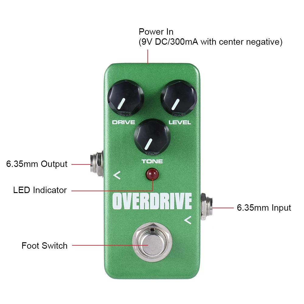 KOKKO FOD3 Overdrive Pedal Natural Tube Sound for Guitar Amp N17762