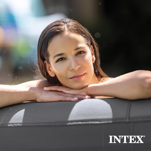 INTEX SimpleSpa Inflatable Hot Tub, 6 Person Jet Massage Spa with Pump and Cover S2086
